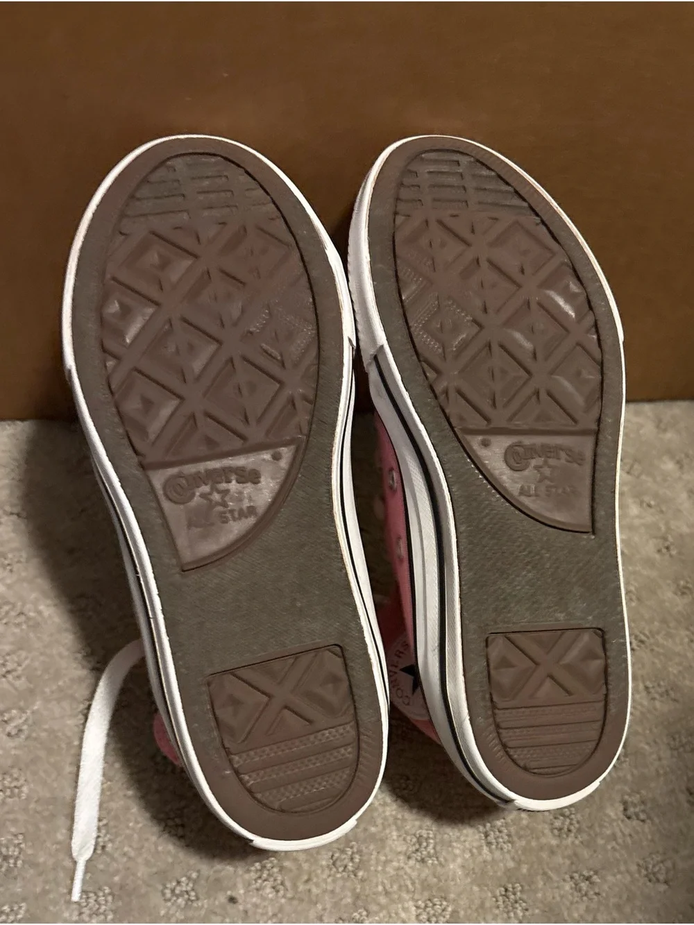 Converse Pink High Top Kids Sneakers Size 3y